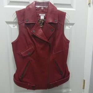 Beautiful Cache' Soft Leather vest